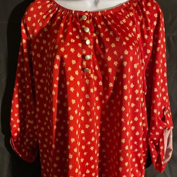 Juniper-Lime Tops - Juniper-Lime Women's Long Sleeve Blouse (Size: M)